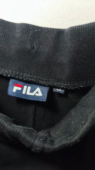 Pantalón chándal Fila negro logo dorado Talla S