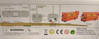 Autobús típico inglés RC Baoniu Quick Model 38