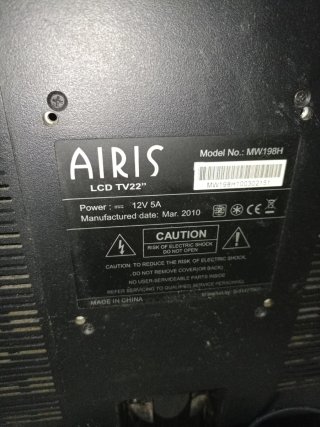 Televisor AIRIS 22 Negro