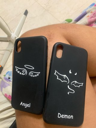 Funda iPhone XR Negra Diseño Demonio