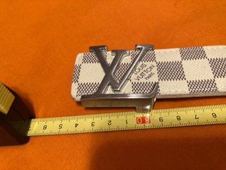 Cintura Louis Vuitton Damier Beige e Argento