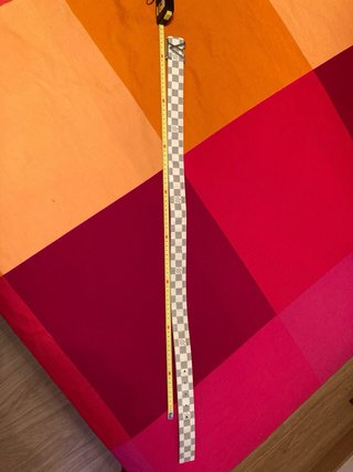 Cintura Louis Vuitton Damier Beige e Argento