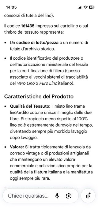 Lenzuolo nuovo bianco/panna 180x240 mistolino