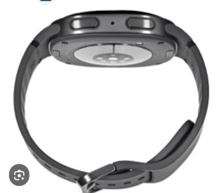 Reloj Inteligente Gris y Plateado