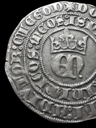 Moneda 1 Real Enrique II Burgos