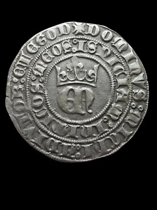 Moneda 1 Real Enrique II Burgos