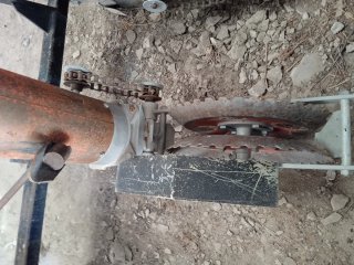 Sembradora de girasol 4 botas