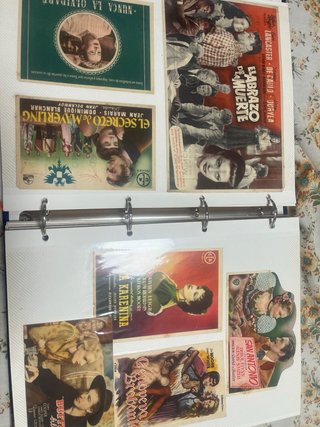 Álbum fotos cine vintage