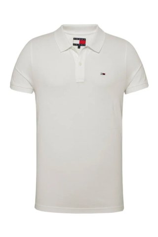 Polo Tommy Jeans Blanco. Nuevo. Tallas: S a 2XL