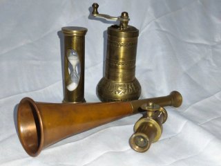 Colección de objetos antiguos