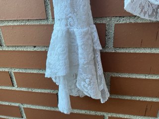 Camisa encaje mujer manga acampanada