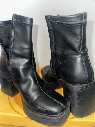 Botines tacón 9cm negros