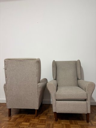 Pack 2 sillones tela