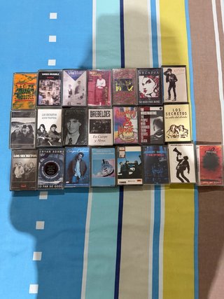 Lote Cintas Cassette 80s/90s Pop Rock Español