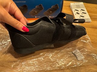 Zapato Ortopédico Postoperatorio Unisex.
