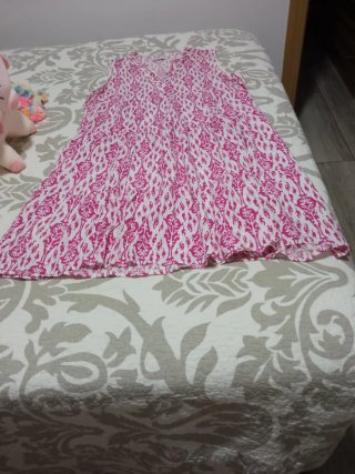 Bañador niña con falda estampado tropical