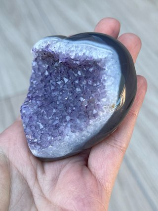 Corazón de amatista