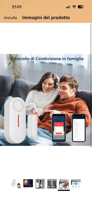 4 Sensori Smart Porte e Finestre