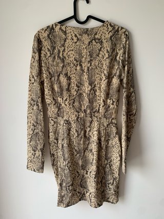 Vestido Mango Animal Print Tam S