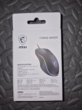 Ratón Gaming MSI FORGE GM300 RGB
