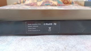 Barra de Sonido Estéreo 2.0 Negra/Gris