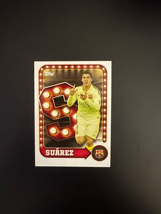 Tarjeta de Colección Luis Suárez Topps