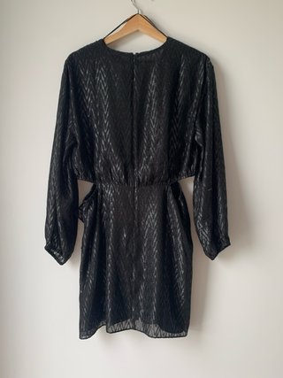 Vestido Mango preto com brilhos