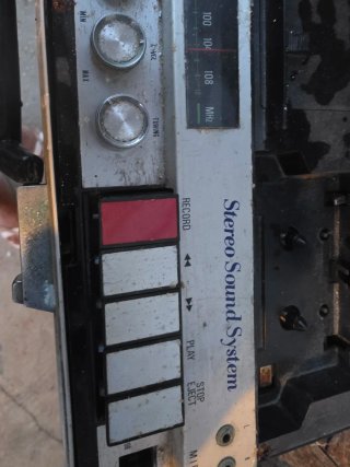 Equipo música vintage maleta Stereo Sound System