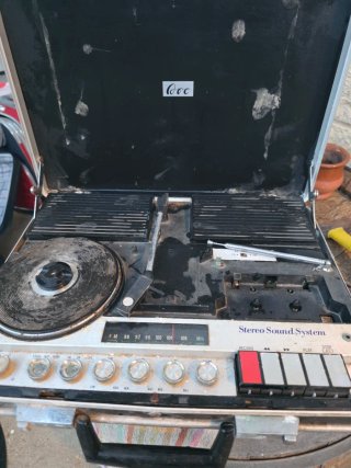 Equipo música vintage maleta Stereo Sound System