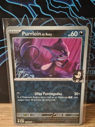 Purrloin de Roxy 130/182 Reverse Holo 🇪🇦 NM