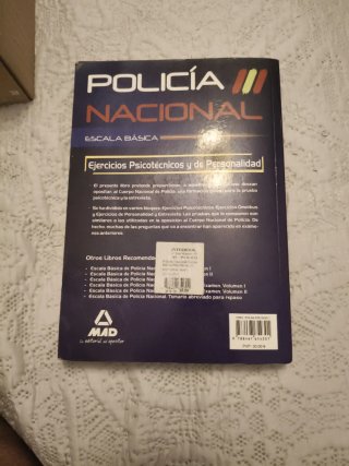 Escala básica de policía nacional. Ejercicios p...