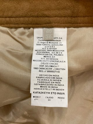 Pantalones de piel caprina marrones