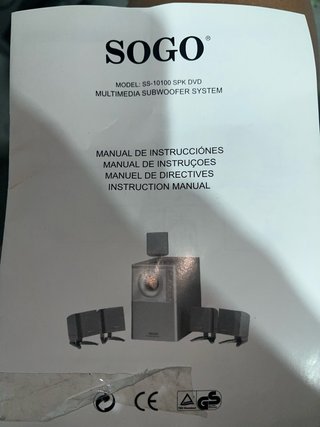 Altavoces SOGO SS-10100 SPK DVD