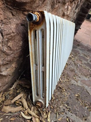 Lote 5 radiadores hierro fundido antiguos