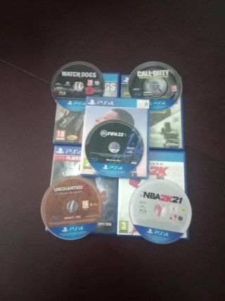 Pack Juegos PS4: FIFA 22, NBA 2K21, Watch Dogs