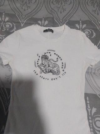 Vestido Bershka Blanco Talla M