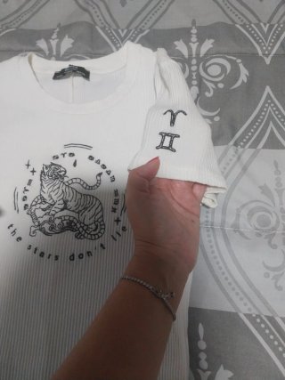 Vestido Bershka Blanco Talla M