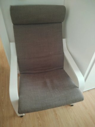 Hamaca IKEA Madera Gris/ Blanco