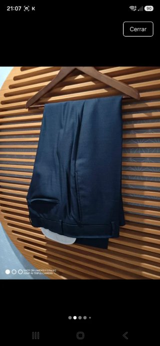 Traje negro hombre