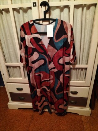 Vestido estampado talla XXXL