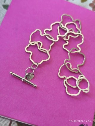 Pulsera Tous Osos XL Carrusel Plata