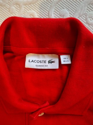 Polo Lacoste Rojo