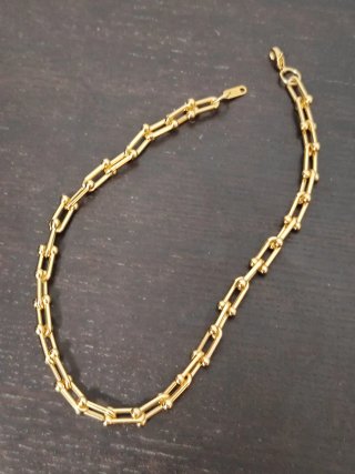 Collana Placcata in Oro 18 kt con Punzone