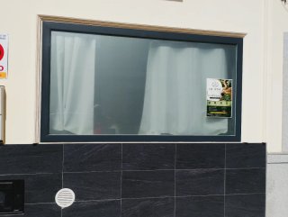 Escaparate de cristal de 6+6 ,2,20 x 1,20