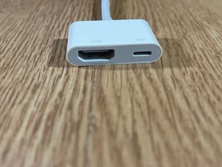 Adaptador Lightning a AV digital original Apple