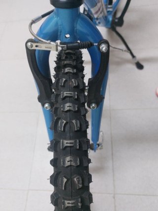 Bicicleta infantil azul 6-9 años