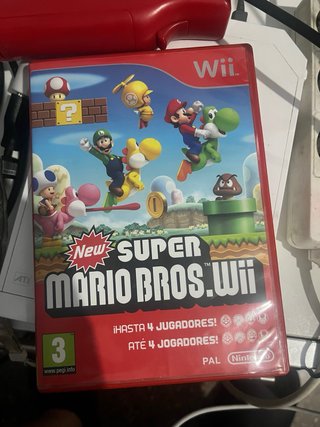 Nintendo Wii Blanca + 2 Mandos + Mario Bros