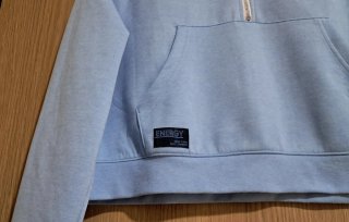 Sudadera azul cropped