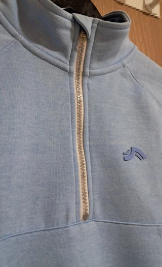 Sudadera azul cropped