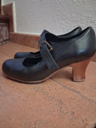 Zapatos de baile flamenco negros